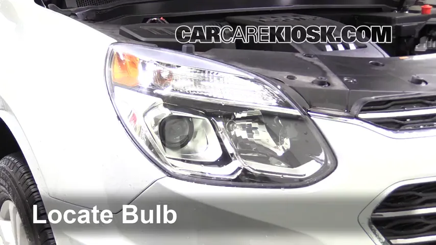 2016 Chevrolet Equinox LT 2.4L 4 Cyl. Lights Headlight (replace bulb)